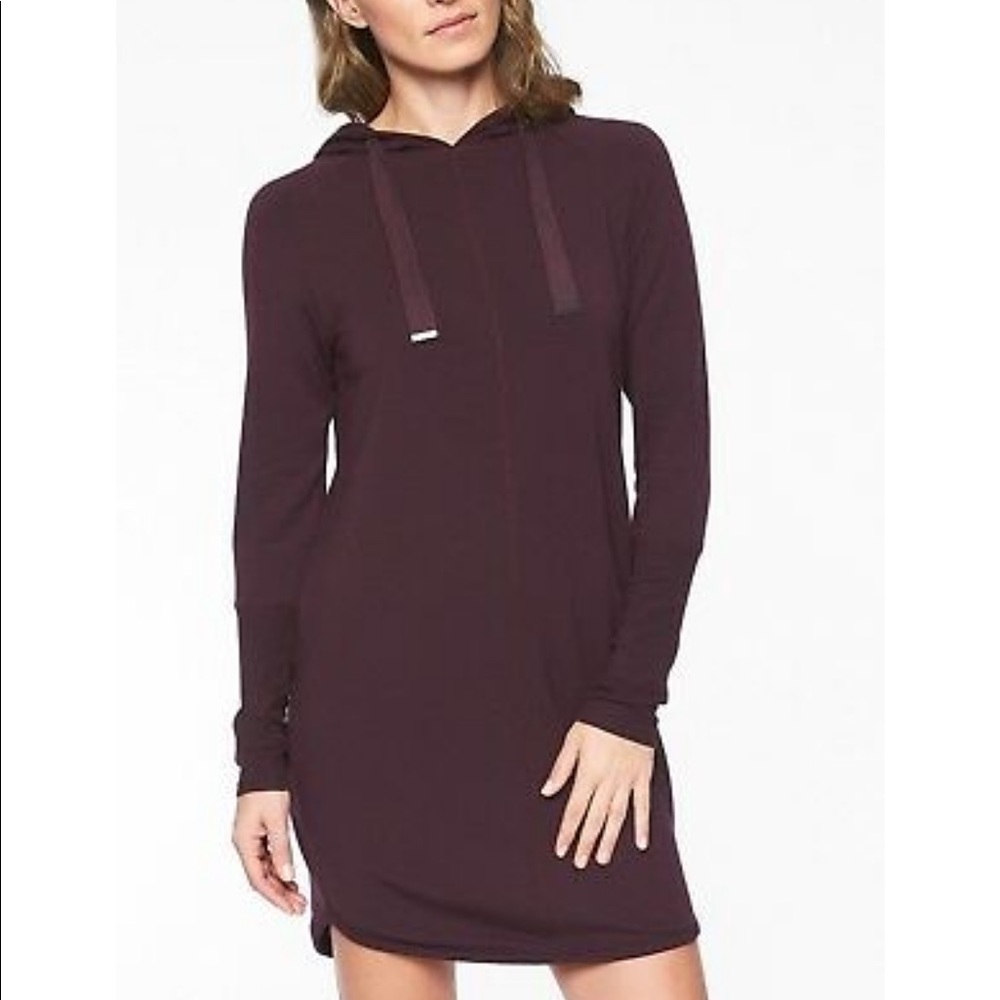 Athleta Solitude Hoodie Sweatshirt Dress